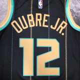 22-23 HORNETS OUBRE JR. #12 Black City Edition Top Quality Hot Pressing NBA Jersey