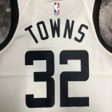 22-23 TIMBERWOLVES TOWNS #32 White City Edition Top Quality Hot Pressing NBA Jersey