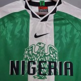 1996 Nigeria Home Retro Soccer Jersey