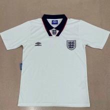1994 England Home Retro Soccer Jersey