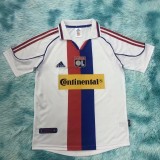 2000-2001 Lyon Home White Retro Soccer Jersey