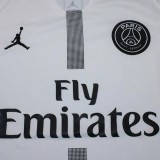 2018-2019 PSG Paris Jordan White Long Sleeve Retro Soccer Jersey