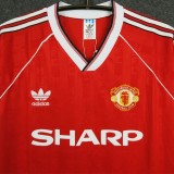 1988-1990 Man Utd Home Retro Soccer Jersey
