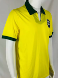 1950-1966 Brazil Home Retro Soccer Jersey