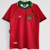 1994-1996 Wales Home Retro Soccer Jersey
