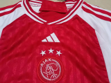 23-24 Ajax Home Kids Soccer Jersey
