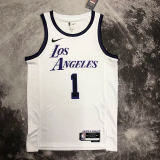 22-23 LAKERS RUSSELL #1 White City Edition Top Quality Hot Pressing NBA Jersey