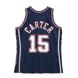 2006-07 NETS CARTER #15 Dark Blue Retro Top Quality Hot Pressing NBA Jersey