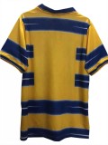 1998-1999 Parma Homen Yellow And Blue Retro Soccer Jersey