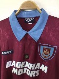 1995-1997 West Ham Home Retro Soccer Jersey