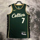 22-23 Celtics BROWN #7 Green City Edition Top Quality Hot Pressing NBA Jersey
