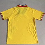 1994 Romania Yellow Retro Soccer Jersey