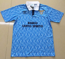 1991 Lazio Home Retro Blue Soccer Jersey