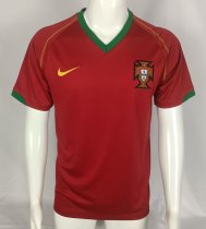 2006 Portugal Home Retro Soccer Jersey