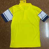 2023 AL-Nassr Yellow Royal blue Polo Short Sleeve