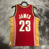 2003-04 Cleveland Cavaliers JAMES #23 Red Retro Top Quality Hot Pressing NBA Jersey