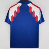 1988-1990 France Home Retro Soccer Jersey