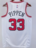 22-23 BULLS PIPPEN #33 White Top Quality Hot Pressing NBA Jersey