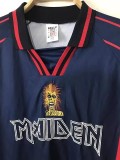 1999 West Ham Iron Maiden Long Sleeve Retro Soccer Jersey