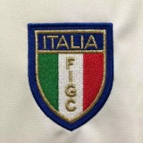 1982 Italy Away white Retro Soccer Jersey