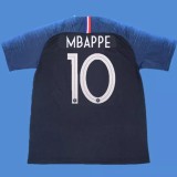 2018 France Home Retro Soccer Jersey