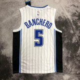 Magic BANCHERO #2 White Top Quality Hot Pressing NBA Jersey
