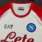 22-23 Napoli Red White Fans Soccer Jersey