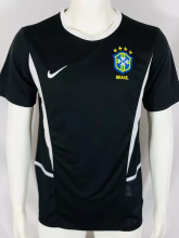 2002 Brazil GoalKeeper Retro Soccer Jersey