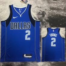 22-23 Dallas Mavericks IRVING #2 Blue Away Top Quality Hot Pressing NBA Jersey