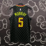 HAWKS MURRAY #5 Black Top Quality Hot Pressing NBA Jersey