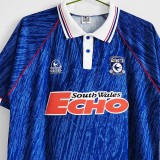 1990 Cardiff City Home Retro Soccer Jersey