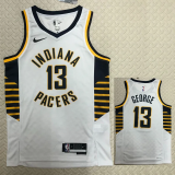 22-23 Indiana Pacers GEORGE #13 White Top Quality Hot Pressing NBA Jersey