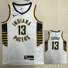 22-23 Indiana Pacers GEORGE #13 White Top Quality Hot Pressing NBA Jersey
