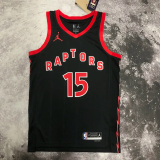 22-23 RAPTORS CARTER #15 Black red Top Quality Hot Pressing NBA Jersey (Trapeze Edition)