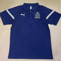 23-24 Marseille Royal Blue Polo Short Sleeve