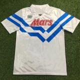 1988-1989 Napoli Away White Retro Soccer Jersey