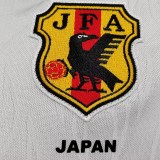 1998 Japan Away White Retro Soccer Jersey