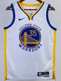 22-23 WARRIORS DURANT #35 White Top Quality Hot Pressing NBA Jersey