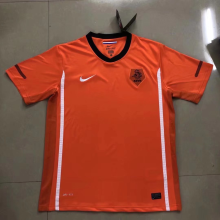 2010 NetherIands Home Retro Soccer Jersey
