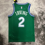 Dallas Mavericks IRVING #2 Green Retro Top Quality Hot Pressing NBA Jersey
