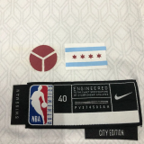22-23 Bulls ROSE #1 White City Edition Top Quality Hot Pressing NBA Jersey