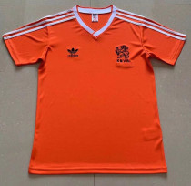 1986 NetherIands Home Retro Soccer Jersey