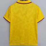 1995-1996 ACM Third Yellow Retro Soccer Jersey