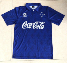 1993-1994 Cruzeiro Home Blue Retro Soccer Jersey