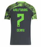 23-24 Wolfsburg Away Fans Soccer Jersey
