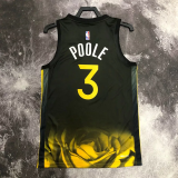 22-23 WARRIORS POOLE #3 Black City Edition Top Quality Hot Pressing NBA Jersey