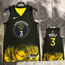 22-23 WARRIORS POOLE #3 Black City Edition Top Quality Hot Pressing NBA Jersey