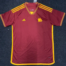 23-24 Roma Home Fans Soccer Jersey