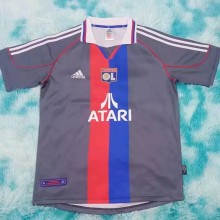 2001-2002 Lyon Away Retro Soccer Jersey