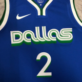 2023 Dallas Mavericks IRVING #2 Blue City Edition Top Quality Hot Pressing NBA Jersey